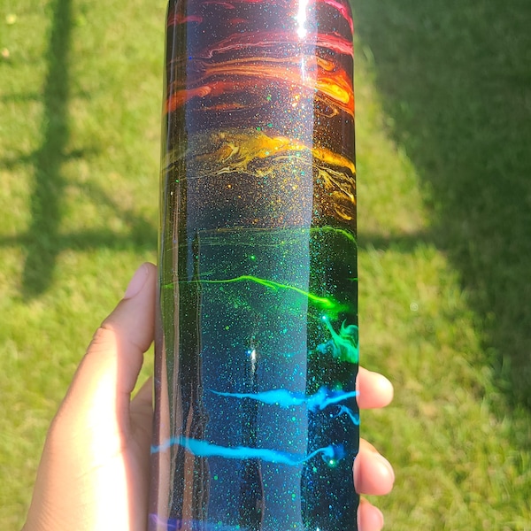 Electronic Rainbow 20oz tumbler * Rainbow * Happy