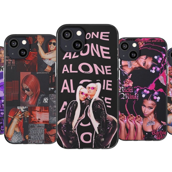 Nicki Minaj Phone Case Song Lyrics Cover fit for iPhone 15 15 pro 14 Pro Max, 14 Plus, 13, 12, 11, XR, XS & Samsung S23, S22, A54, S22, S23