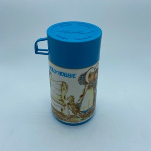 1979 Holly Hobbie Plastic Thermos Flask by Aladdin Industries
