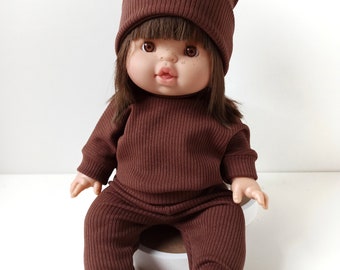 Puppenkleidung, Pullover Hose Mütze für Puppen 32-36cm( Minikane, Baby Annabelle, Baby Born Little )