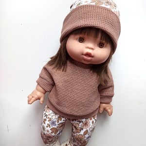 Puppenkleidung, Pullover Hose Mütze für Puppen 32-36 cm Minikane, Baby Annabelle, Baby Born Little Bild 3