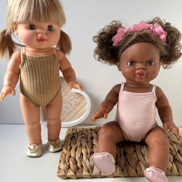 Cuerpo de piel Puppen 34-36 cm, Puppenkleidung Minikane, Miniland, Baby Born little