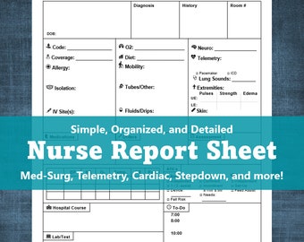 Krankenschwester Report Sheet