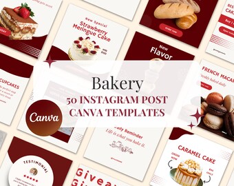 30 Pastel Bakery Instagram Templates Editable Social Media Templates 30 Pastel Bakery Instagram Templates Editable Social Media Templates