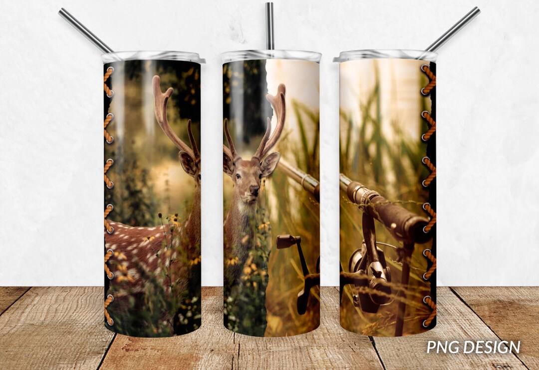 20 Oz Tumbler PNG Design, Hunting Gifts Skinny Tumbler Designs ...