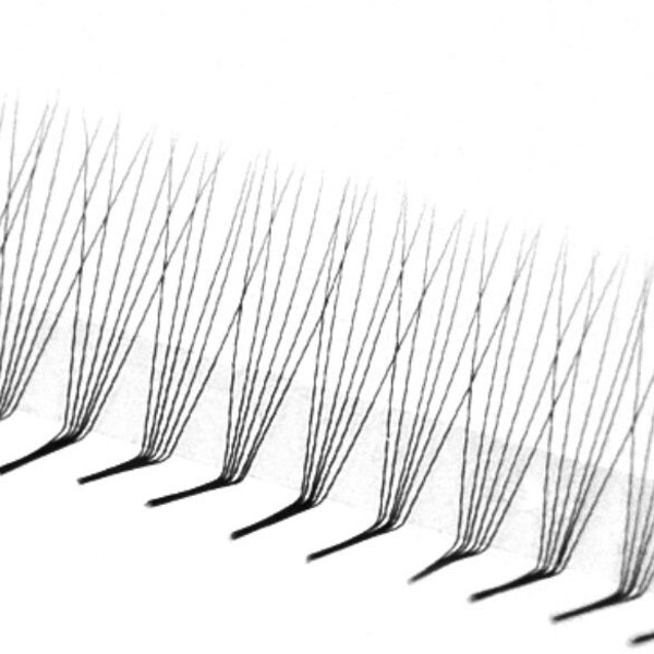 Promade L Curl Single Length Eyelash Extensions Pointy Base Premade Volume Fans