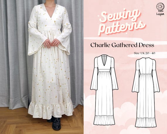 chinese dress ladies Hespera Port High-Neck Long-Sleeve Gathered Maxi Dress  Club L London