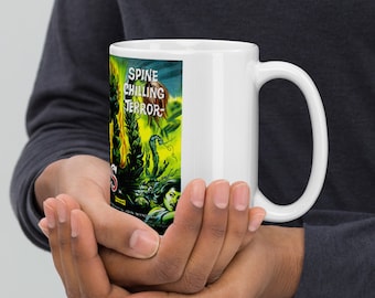 The Day of the Triffids Cult Movie White glossy mug
