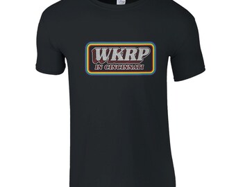 WKRP in Cincinatti Retro TV Crewneck T-shirt | Gildan® 64000