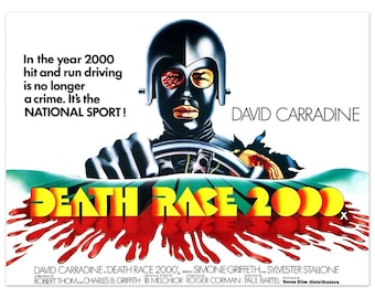 Death Race 2000 Cult Classic Movie Poster