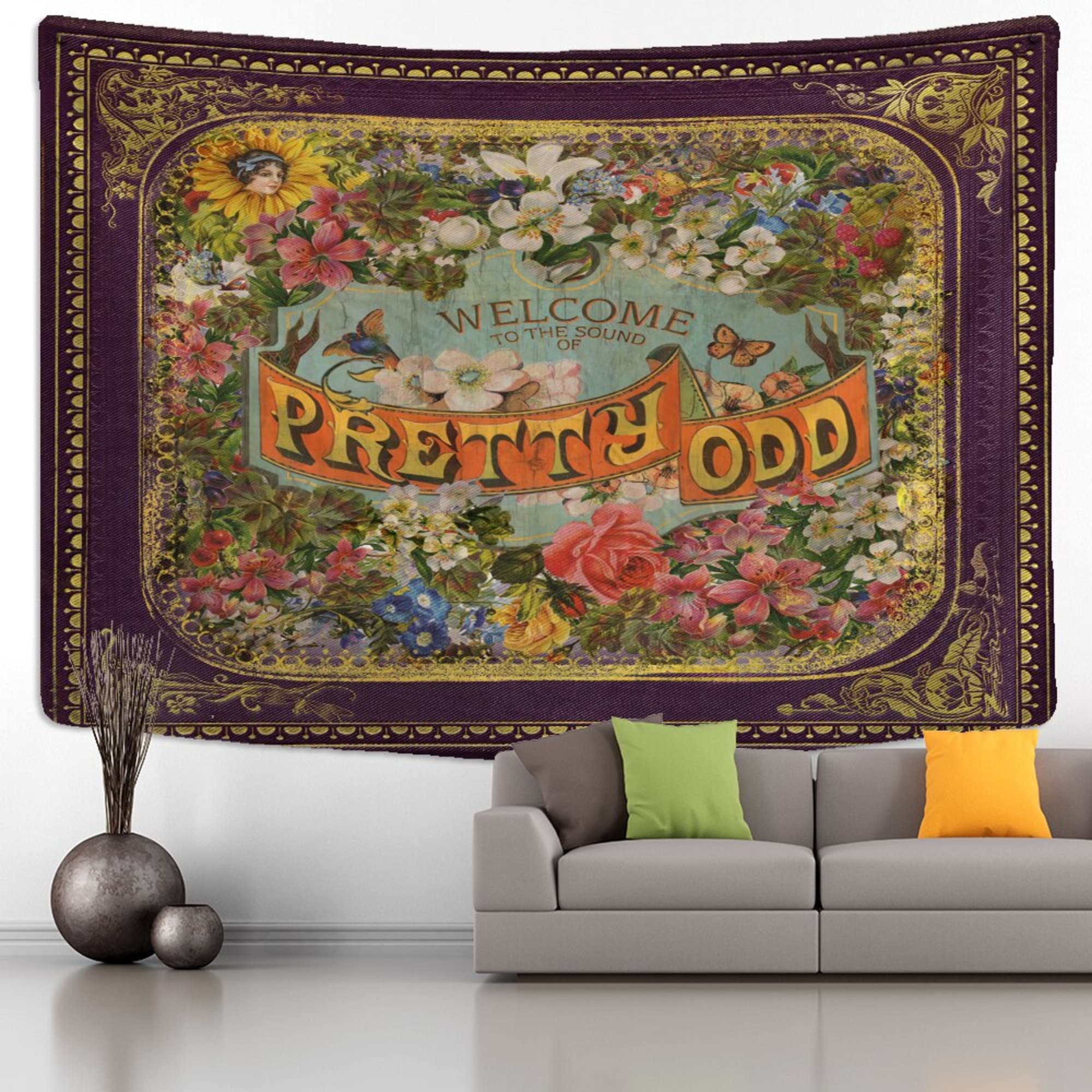 Hippie Tapestry Retro Illusion Tapestry Aesthetic Living Room Tapestry Trippy Tapestry Boho Wall Hanging Bohemian Tapestry Tapestry Etsy