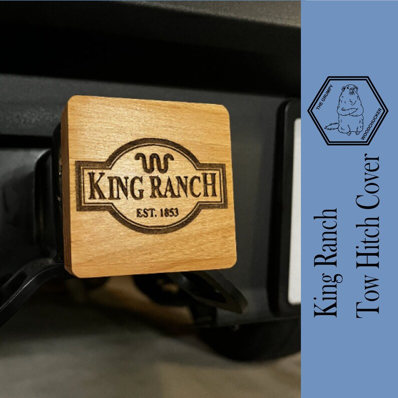 Tow Hitch Cover Cap King Ranch Edition Etsy