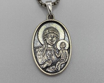 Black Madonna Necklace - Etsy