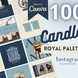 Instagram Templates for Candle Business and Social Media