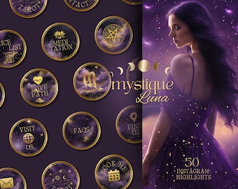 Magical Instagram Highlights Cover, Story Cover, IG Cover, Myday Cover, IG Story, Social Media Template, Social Icon, Instagram Icons