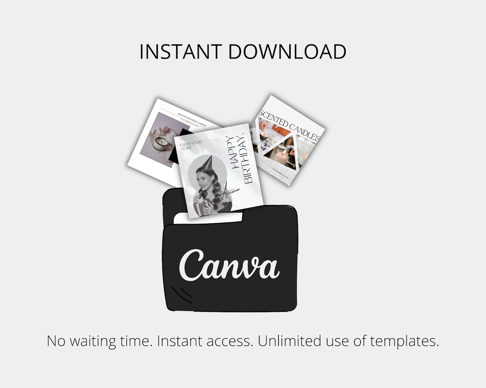 Candle Instagram Business Templates Candle Business Bundle Etsy