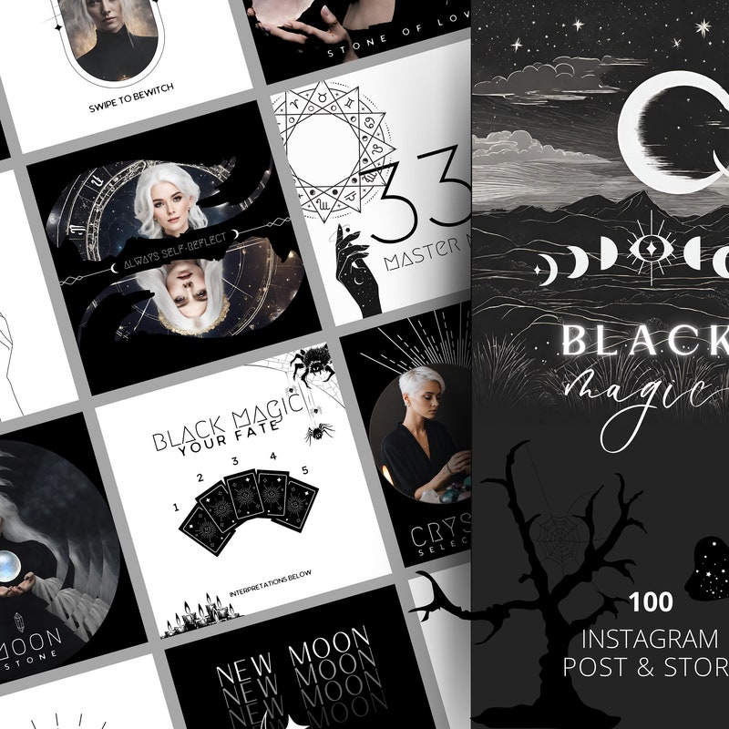 Tarot Instagram Template Etsy