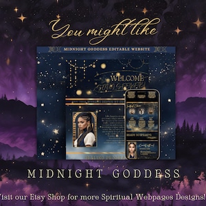Ready-made website for spiritual influencers
