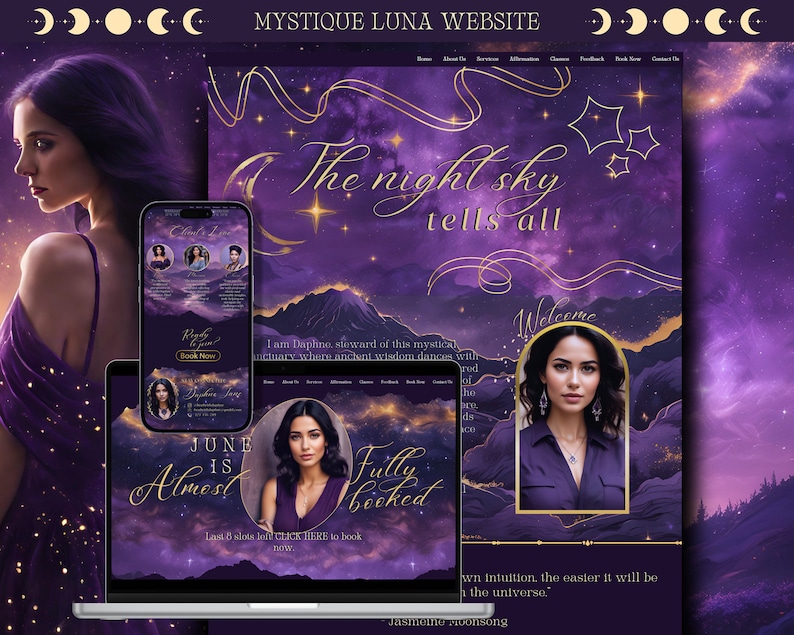 Website for spiritual influencers