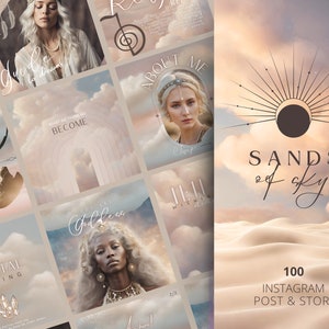Divination Instagram Posts, Healing Instagram Posts, Mystical Instagram Posts, Magical Divine Instagram Posts, Celestial Instagram Posts