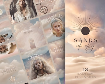 Divination Instagram Posts, Healing Instagram Posts, Mystical Instagram Posts, Magical Divine Instagram Posts, Celestial Instagram Posts