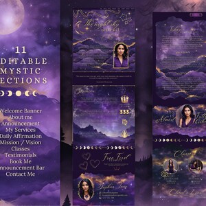 Website for Spiritual Influencer