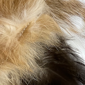 Fur mouse feather XL with catnip / rabbit fur filled with cat gamander, matatabi, catnip or valerian image 4