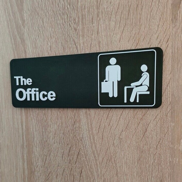 Office door / room 3D Printed Sign from tv Show “The Office”