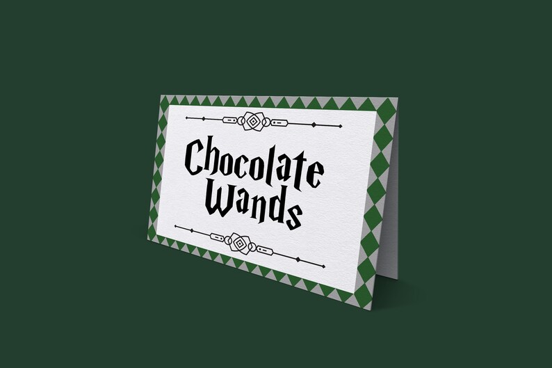 Harry Potter Party Food Labels DIGITAL DOWNLOAD Printable - Etsy Canada