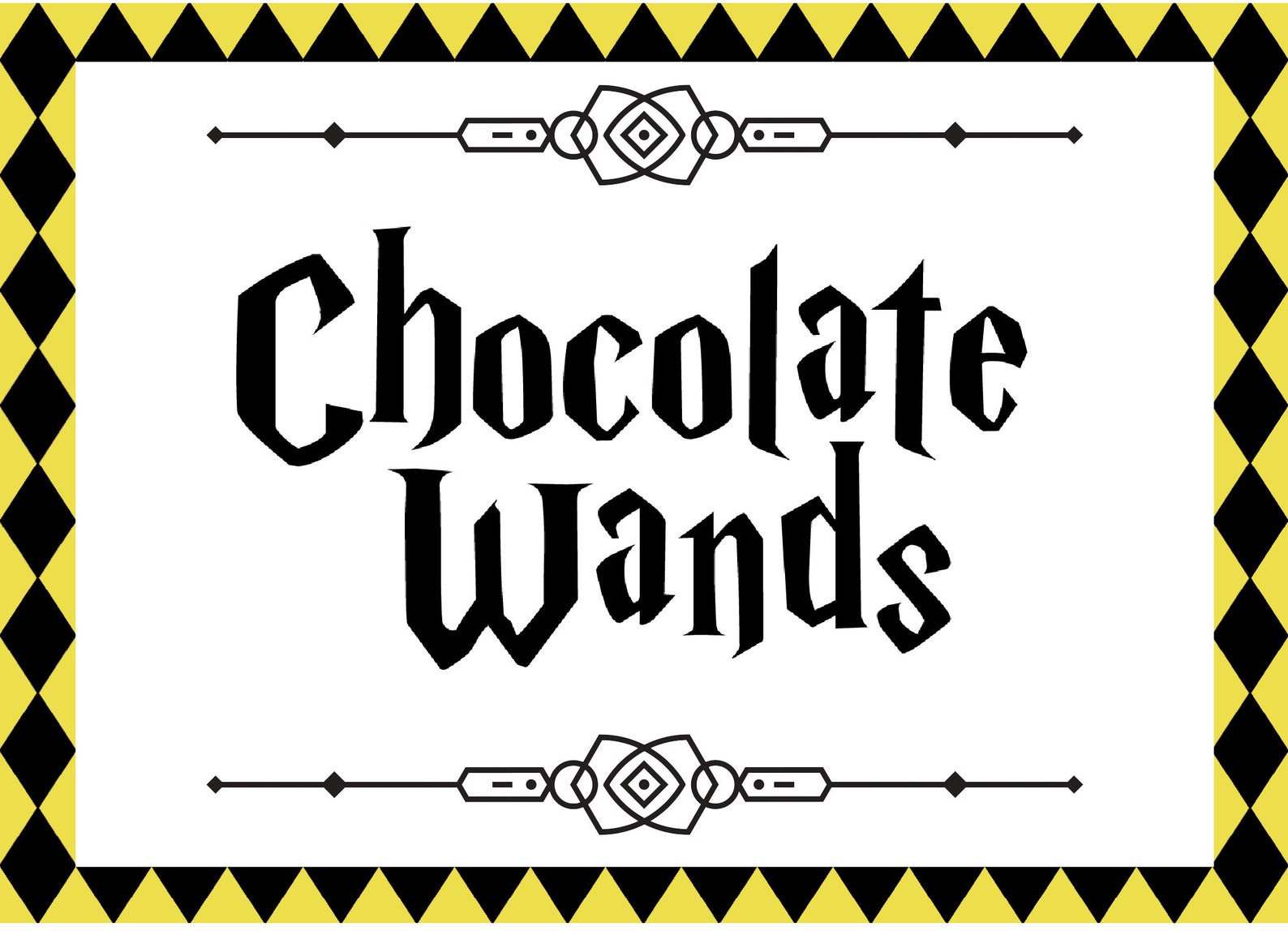 Harry Potter Party Food Labels DIGITAL DOWNLOAD Printable - Etsy