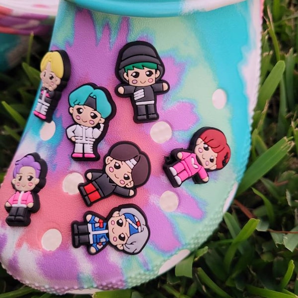 Kpop Crocs Jibbitz Etsy