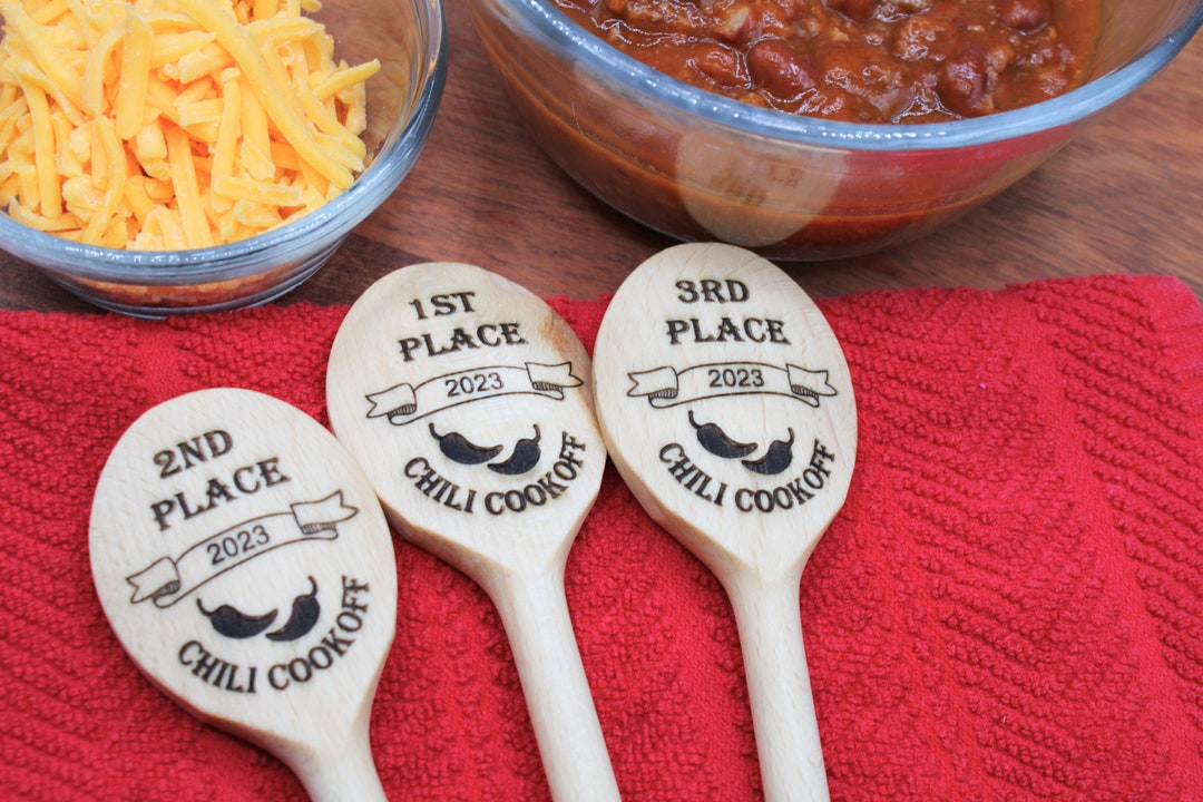 Chili Cookoff Spoon Cookoff Award Personalized Chili Winner Spoon