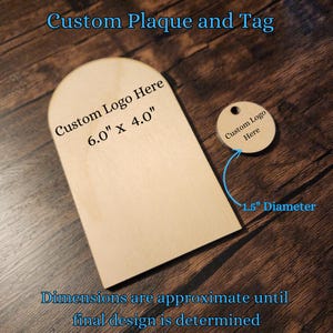 Aangepaste bestelling: ronde labels en plaquettes