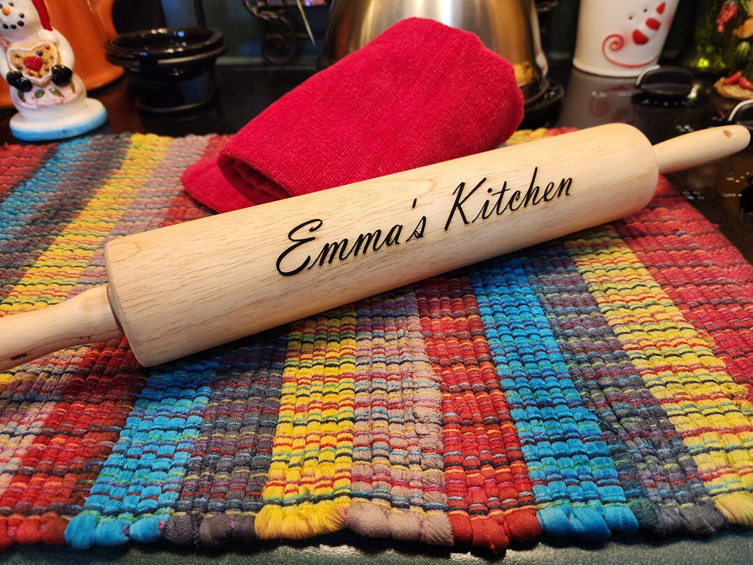 Engraved Rolling Pin Bakers Gift Bridal Shower Gift Etsy