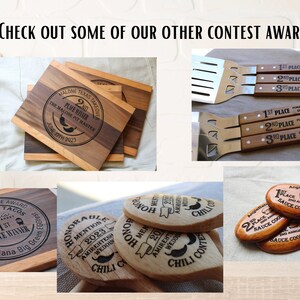 Cooking Award Wooden Spoon, Chili Cookoff Winner, Baking Contest Prize ...