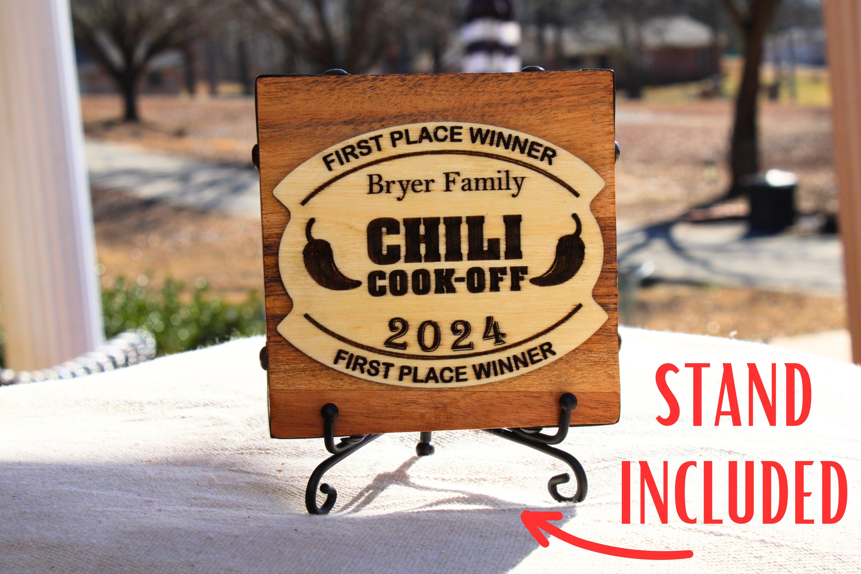 Chili Cookoff Award, Food Competition Prize, Personalized Winners ...