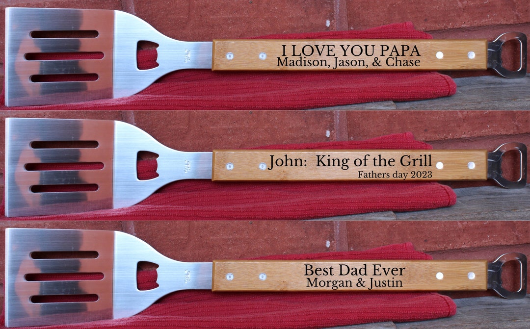 Personalized Spatula, Engraved Spatula, Father's Day Gift, Dad Gift