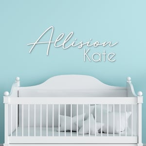 Custom Nursery Name Sign - Personalized Baby Wall Decor | Wooden Name Cutout for Girl or Boy | Baby Room Sign Nursery Decore