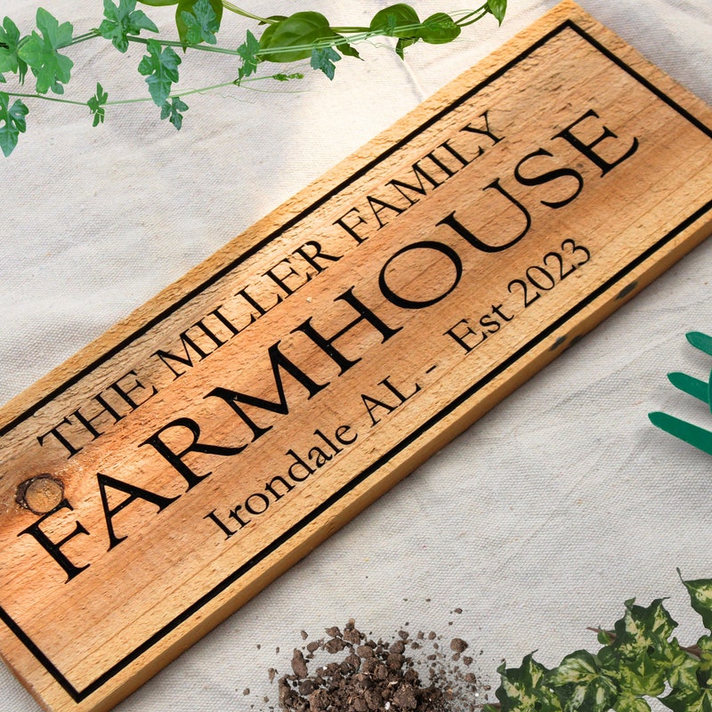 Farmhouse Wood Sign - Etsy