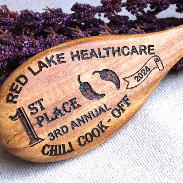 Custom Engraved Spoon Award, Chili Cookoff Spoon, Baking Gift Award, Contest Winner Award Spoon, Grillmaster Trophy, Foodie Gift, BBQ Prize