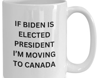 Biden Coffee Mug Gift Ideas for Biden Funny Biden Novelty Cup for Men or Women Republican Democrat Vote Political Election 2024 Humorous