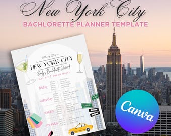 Bachelorette Party Weekend Itinerary - New York City, Manhattan, The Big Apple, Sex and the City, NYC