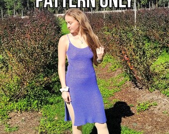 Made-to-Measure Crochet Dress Pattern | The Summer Seed Stitch Dress