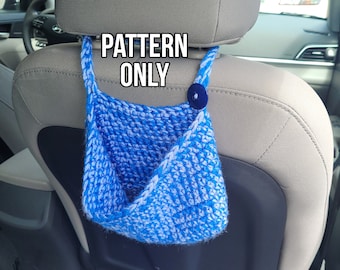 Auto Korb Muster häkeln | Easy Accessoire (PDF-Schnittmuster)