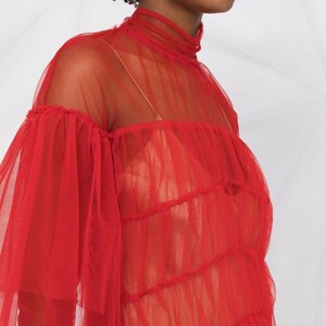 Fabrosanz: Black Tulle Cover Up Set
