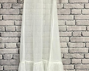 Wedding Sheer Maxi length Organza Dress Cover up/Modern Bridal Dress/Minimal Brides/Organza Cover up Dress/Women&#39;s Sheer Maxi Dress