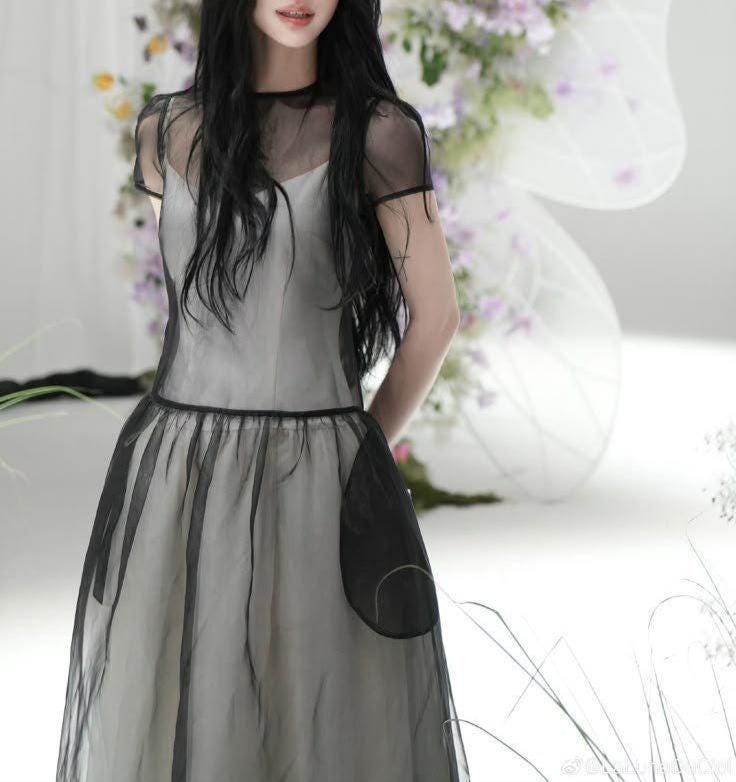 sheer organza overlay dress Modern Matte Satin Wedding Dress with Sheer Organza Overlay and Detachable Beaded Jacket
