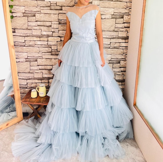 green emerald velvet dress Long Halter Prom Dress with Ruffled A-Line Skirt Yellow / 6 main image 1