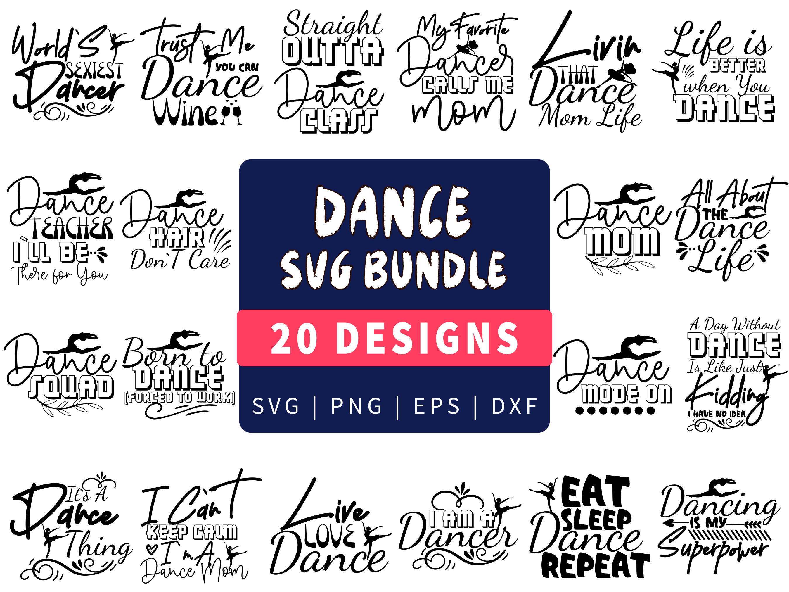 Dancer Svg Dance Mom Svg Dance Png Dance Bundle Svg Dance - Etsy