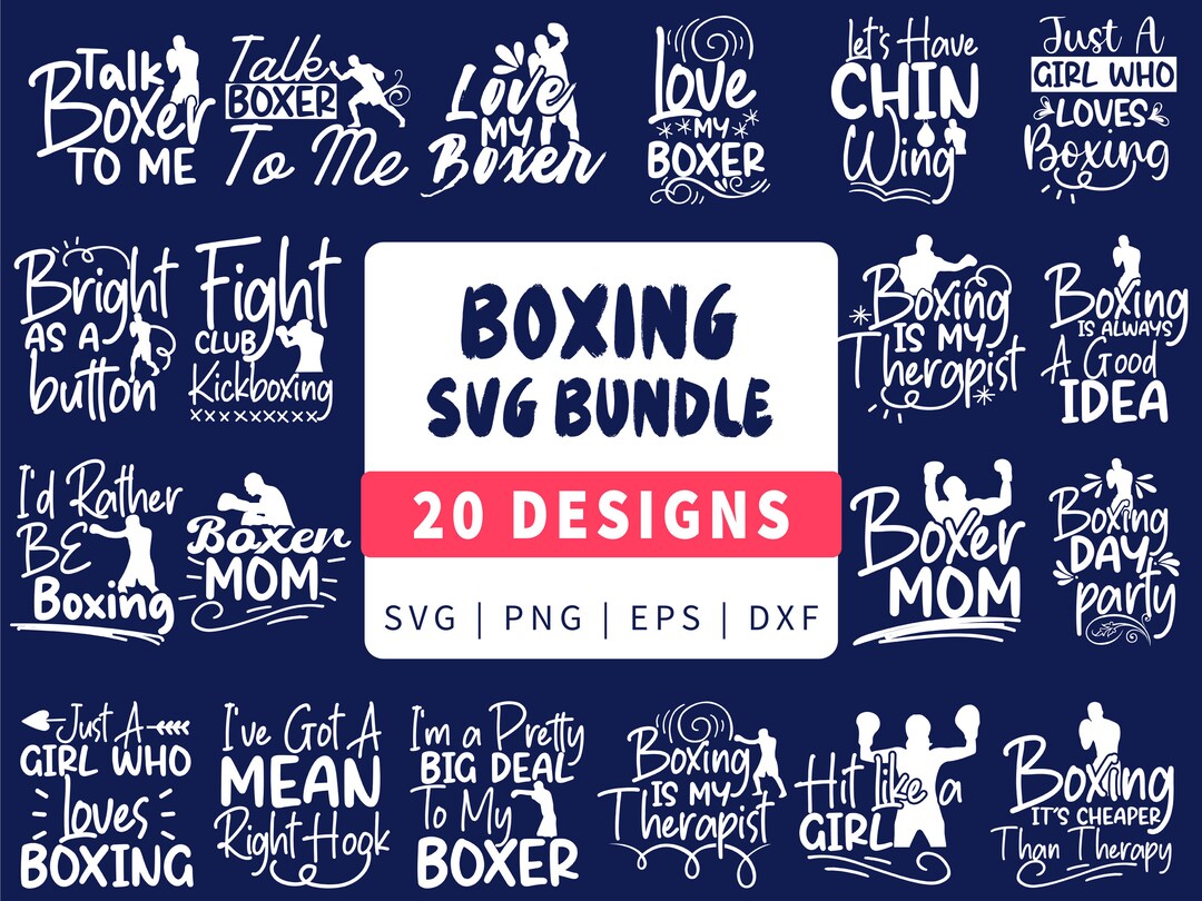 Boxing Svg Bundle, Boxing Gloves Svg, Boxer Svg, Boxing Png, Boxing ...